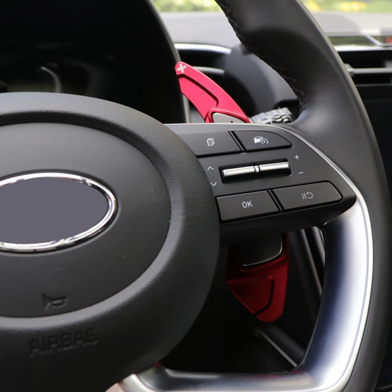 

Автомобильные аксессуары для Hyundai Tucson Nx4 2021 2022 2023, гибридные алюминиевые рулевые колеса N Line, рычаг переключения передач, украшение