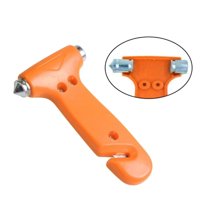 Car Self-Help Escape Hammer Built-in Cutter Portable Safety Hammer Emergency Window Breaker Knocking Glass Artifact