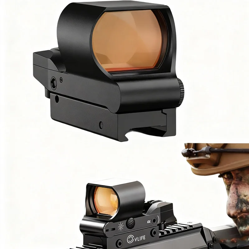 

1x28x40mm Red Dot Reflex Sight 4 Reticles Absolute Co-Witness Fit 20mm Picatinny Rail Rifles Scope Sight Optics for Shooting