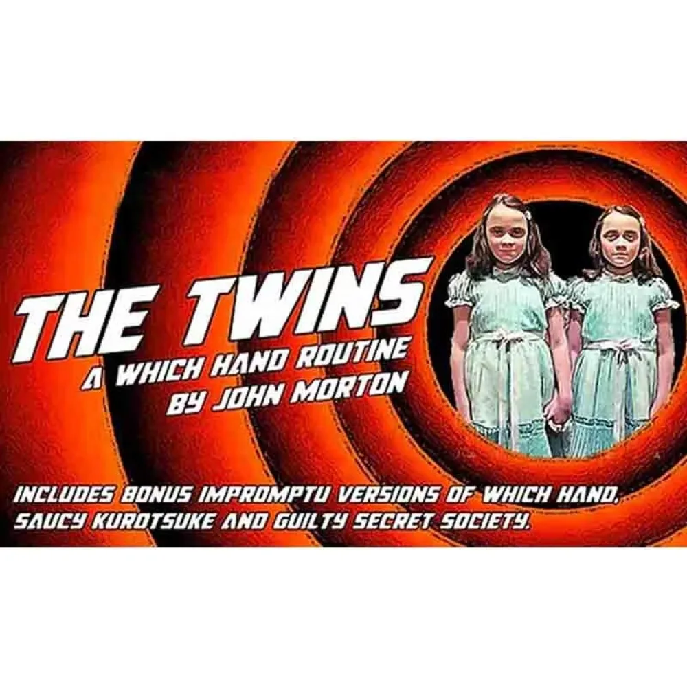 

Twins by John Morton Mentalism Street Magic Tricks Illusions Close up Magia Props Gimmicks Magician
