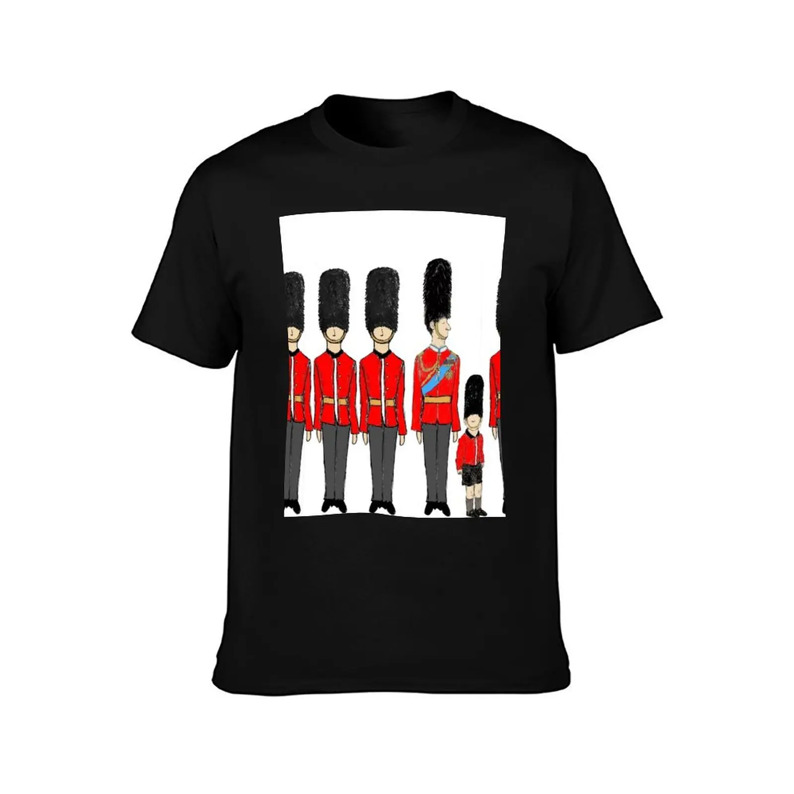 Trooping the Colour' T-Shirt Basic Lightweight Short Sleeve Tee T-Shirt