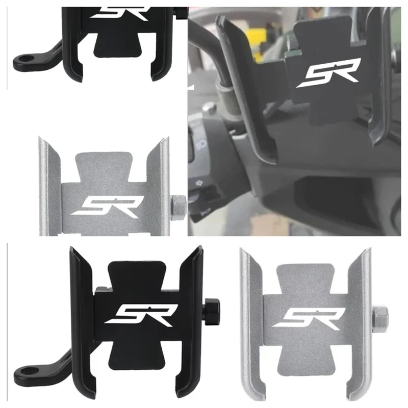 

FOR APRILIA SR 50 MY SR MAX 125 300 2011-2024 2023 2022 2021 2020 19 Motorcycle Handlebar Mobile Phone Holder GPS Stand Bracket