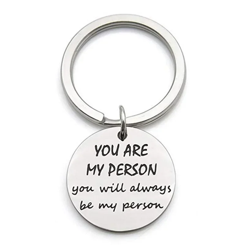 Charm Best Friends Gift Keychain Pendant Bff Women Teens Girls Sisters Friendship Gift Key Chain You Will Always Be My Preson