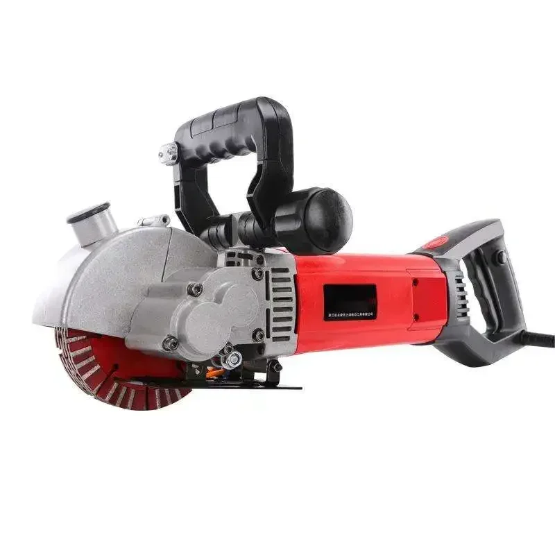 4800W Wall Chaser Slotting Machine with Laser Guide 6500rpm electric wall groove cutting machine for brick