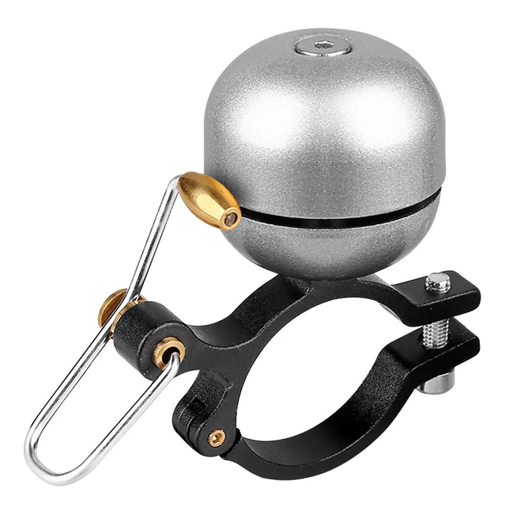 

1Pcs Copper Bike Bell Cycling Alarm Warning Bells for Mountain Road Bike Sliver Sturdy Durable Lightweight