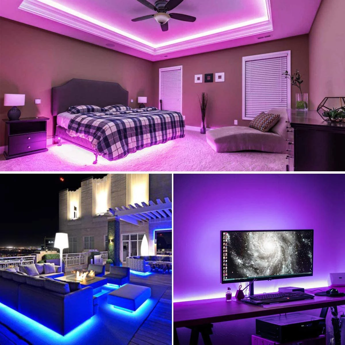 Led Strip Light USB Bluetooth RGB 5050 Led Tape Music Sync Flexiable Ribbon for TV Backlight PC Screen Background Lighting