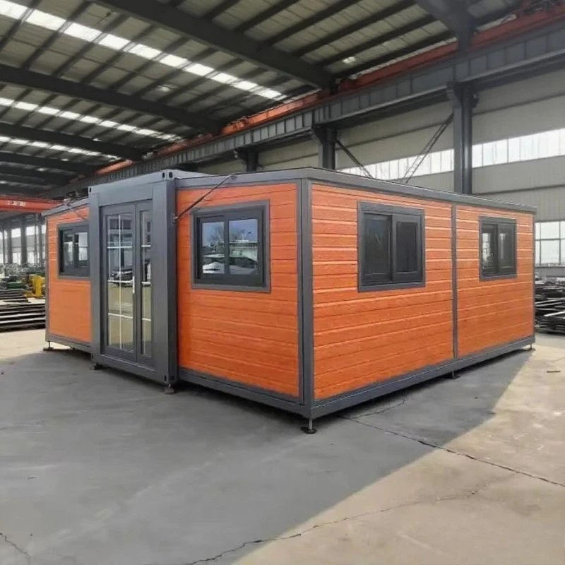 منزل محمول جاهز غرفة ذات طابقين كبيرة 20-40 قدم وحدات منخفضة التكلفة حاوية المعيشة الجاهزة الفنادق الفيلات محلات الصلب #4