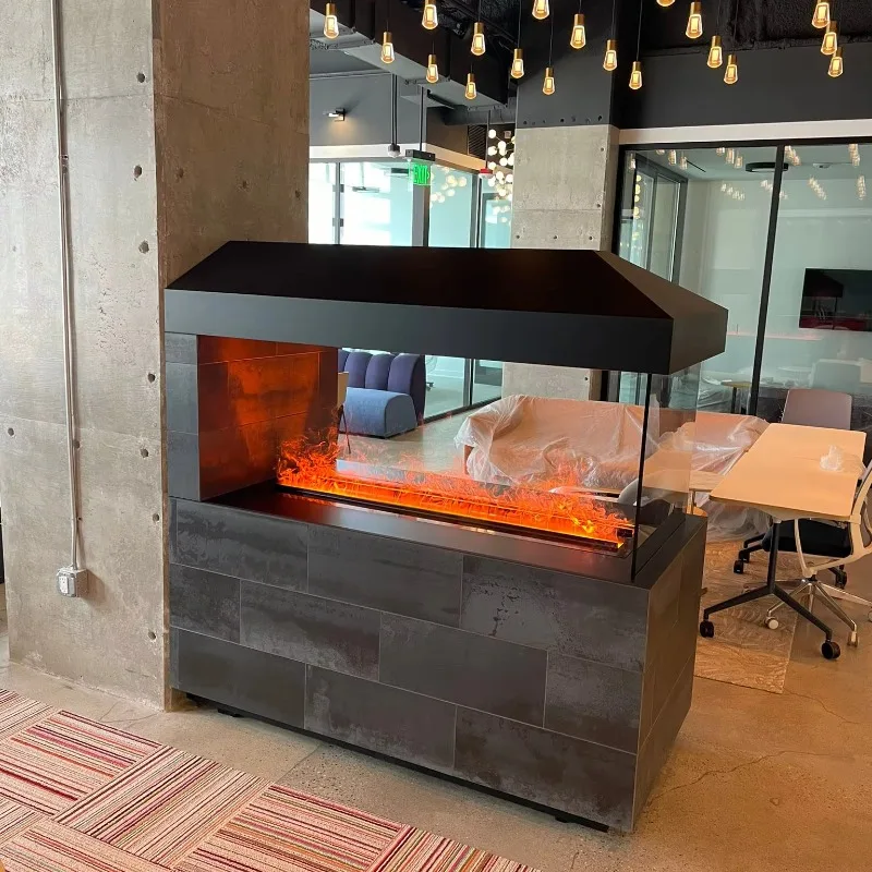 

Top Quality Insert Decorative 3D Water Vapor Indoor Electronic Fireplace For Household