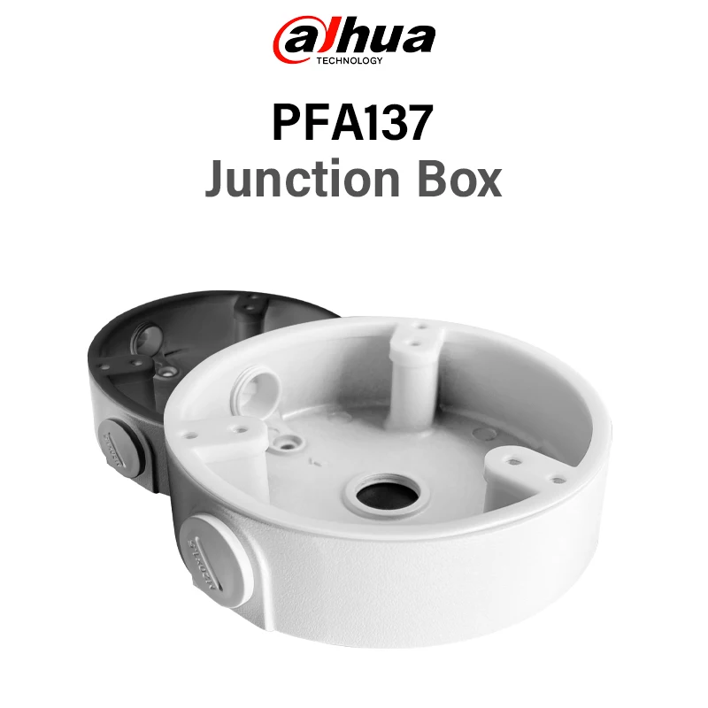 Dahua PFA137 Junction Box Aluminum Alloy For Dome Turret Camera HDBW2841R-ZS HDW3849T-ZS-IL  HDW2849T-ZS-IL HDW3849H-AS-PV-PRO..