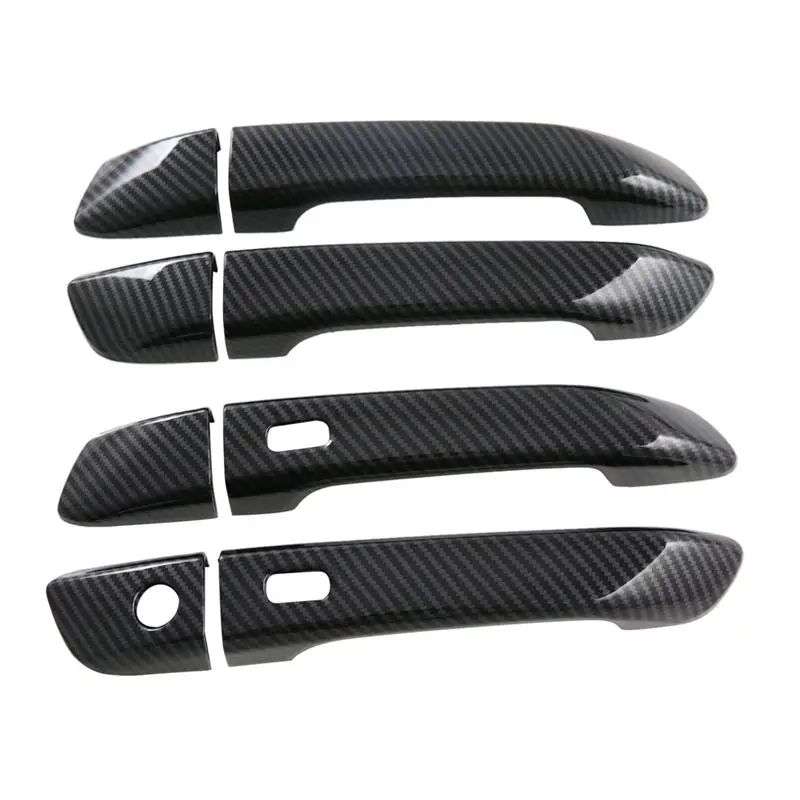 

Cat Exterior Door Handle Cover Trim For Isuzu MU-X MUX 2022 2023 RHD Accessories Carbon Fiber-T48C
