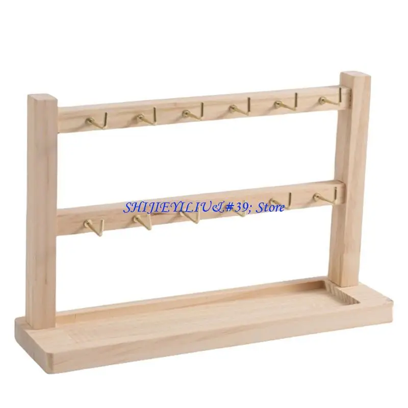 

E21F Space Efficient Keychain Display Stand Hodler Rack for Clutter Organization