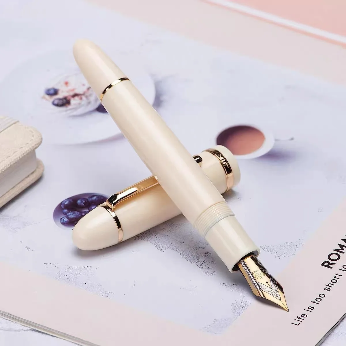 Jinhao X159 Fountain Pen Multicolor Acrylic Luxury Pen 0.5/0.38mm Nib Ink Pen Writing Pens for Office School Supplies Stationery