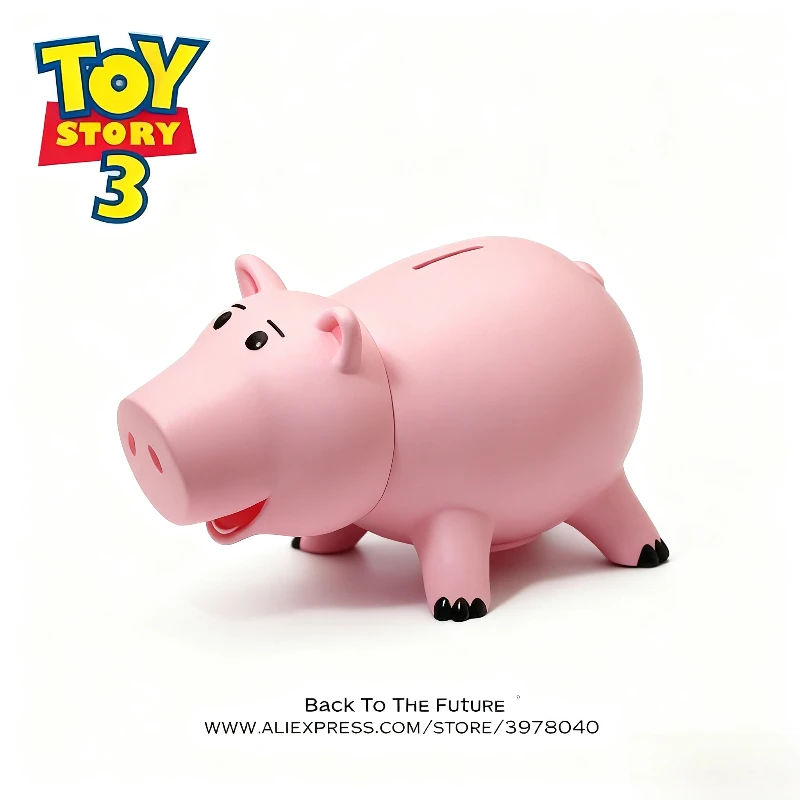 جديد ديزني قصة لعبة 4 لحم الخنزير البنك Q الطبعة 21 سنتيمتر بولي كلوريد الفينيل الوردي أصبع البنك حصالة كعكة الحلي نموذج هدايا الأطفال #2