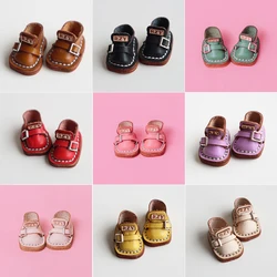 OB11 Casual Handmade Cowhide Doll Shoes Cute Fit for Body9, YMY Body, UFDOLL, GSC, Obitsu11, 1/12bjd Accessories Boys Girls Gift