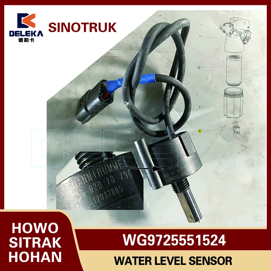 WG9725551524 Water Level Sensor (Long Service Life / MC07) for Sinotruk HOWO SITRAK HOHAN