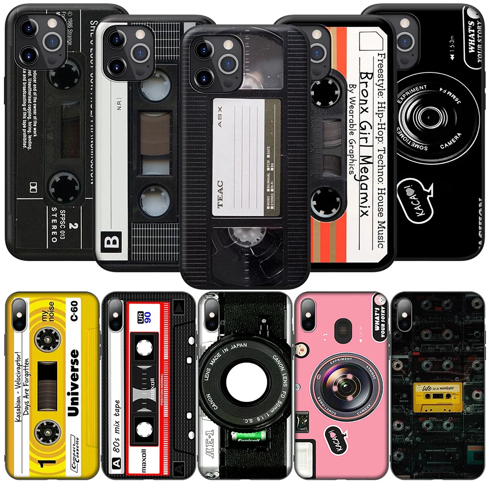 H-175 Vintage Tape Camera New Phone Case for Xiaomi Redmi 13 12C 12 10C 10 9C S2 10 9T 10A 9C 9A 9 8A 8 7A 7 6A 6 Pro NFC