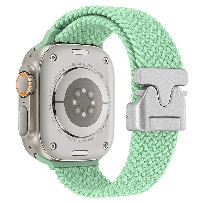 Geflochtenes Fallschirmarmband für Apple Watch Ultra 3/2 Band 49 mm 46 mm 45 mm 42 mm 44 mm 41 mm Nylonarmband iWatch 11 10 9 8 7 6 SE Gürtel