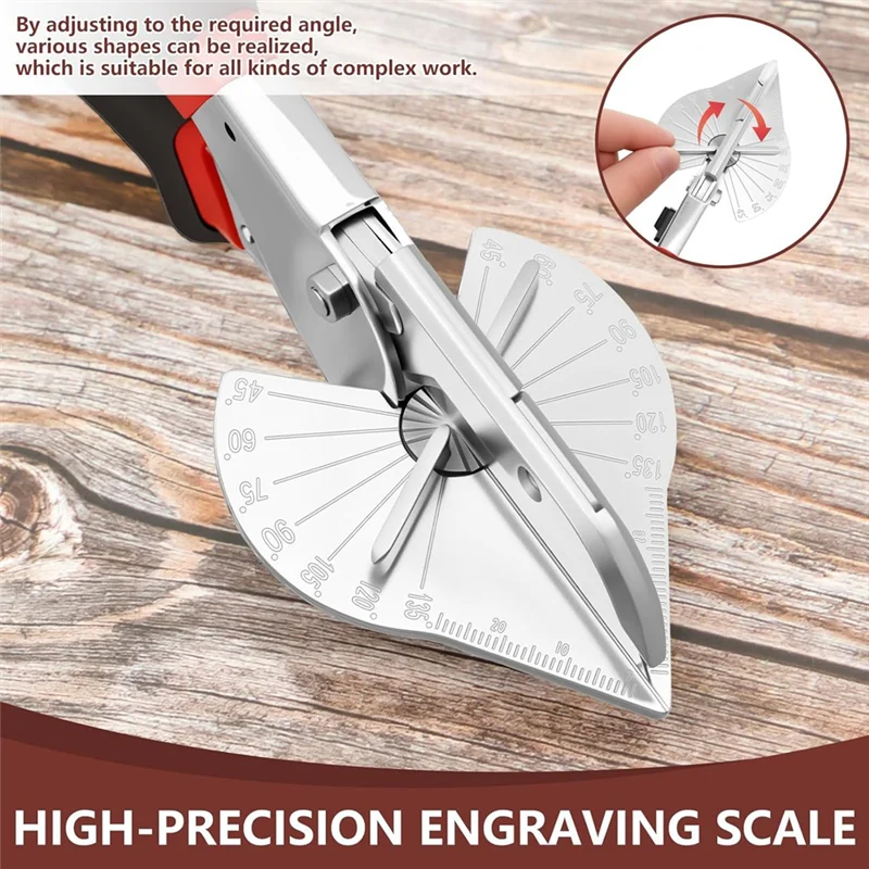 

ABUG-Shears Cutter Tool Handheld High Carbon Steel Trunking Shears Forcutting Molding Trim