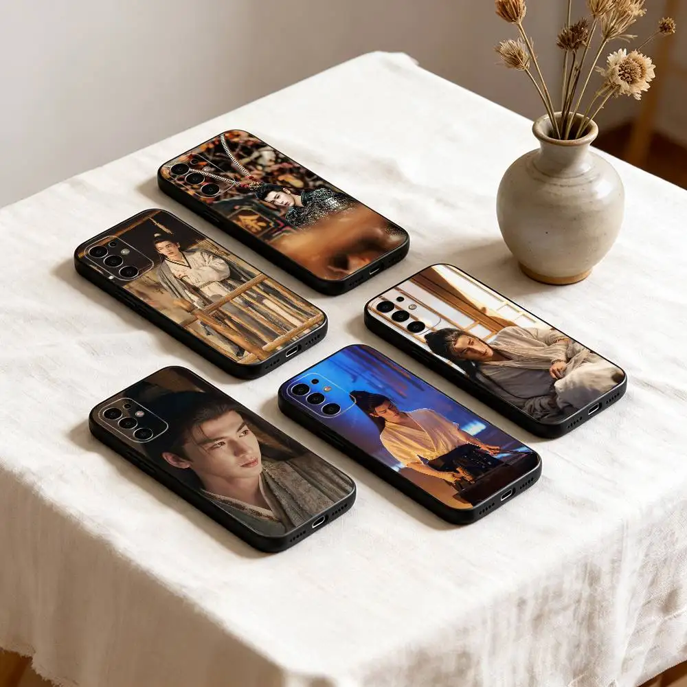 Z-Zhanglinghe Pursuit of Jade  Phone Case For Samsung S25,S24,S21,S22,S23,S30,Ultra,S20,Plus,Fe,Soft Silicone Black Cover