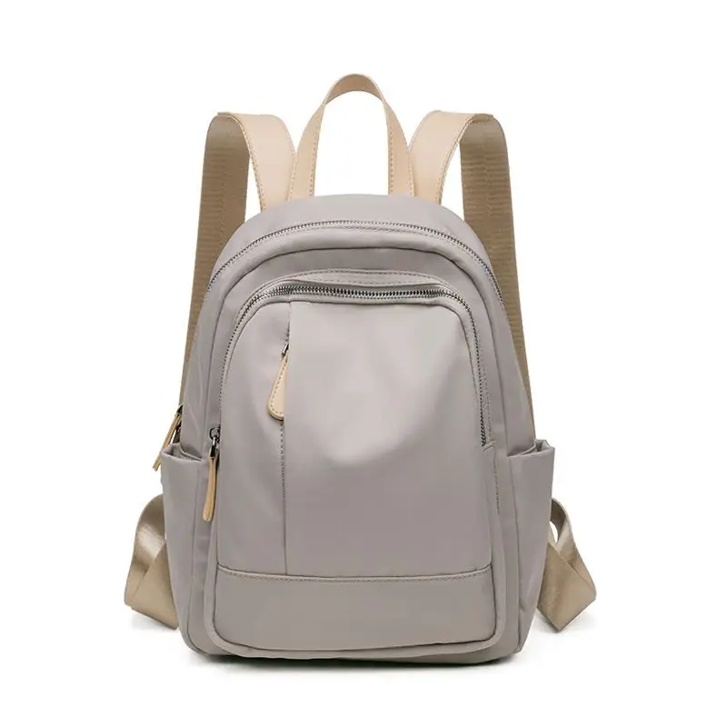 

Fallow Backpack Female New Style Tide Fashion All-match Sense of Advanced Large Capacity Schoolbag Oxford Cloth Backpack