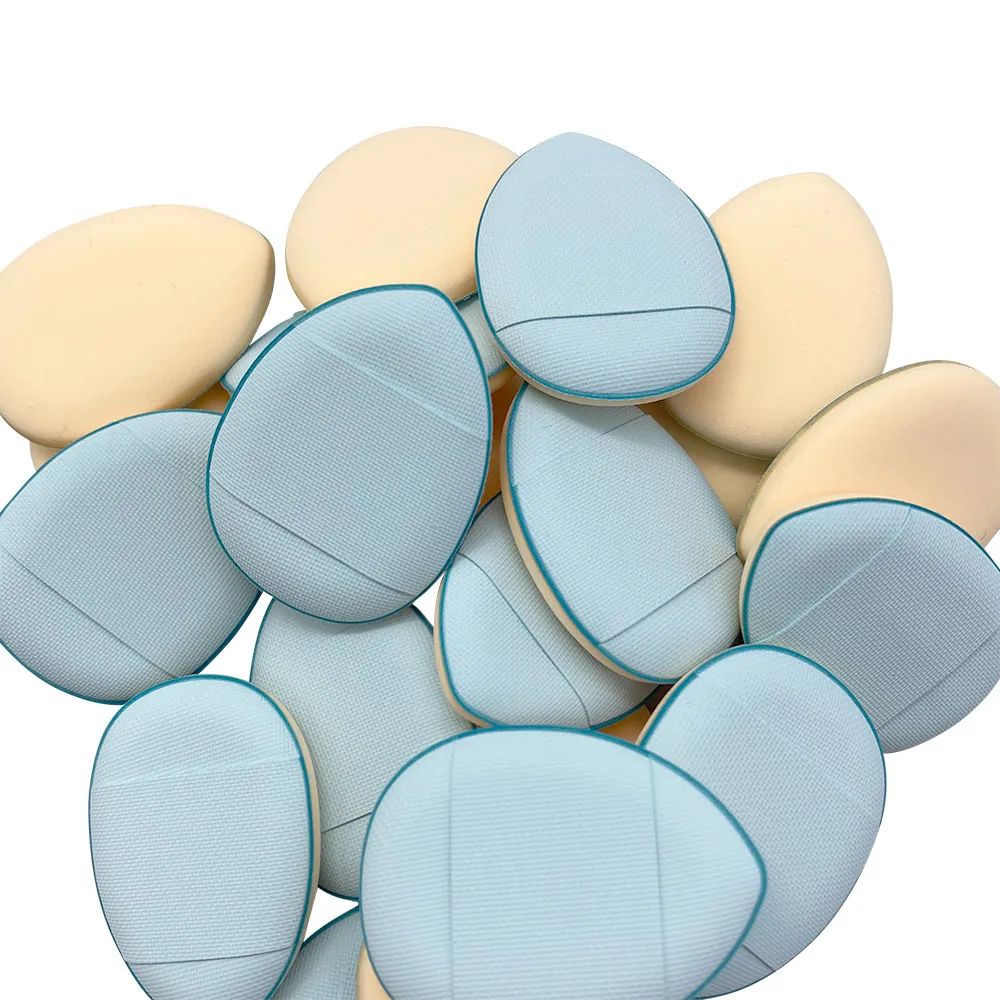 20 stücke Mini Finger Puff Foundation Pulver Detail Make-Up Schwamm Gesicht Concealer Creme Mischung Kosmetische Zubehör Make-Up-Tools