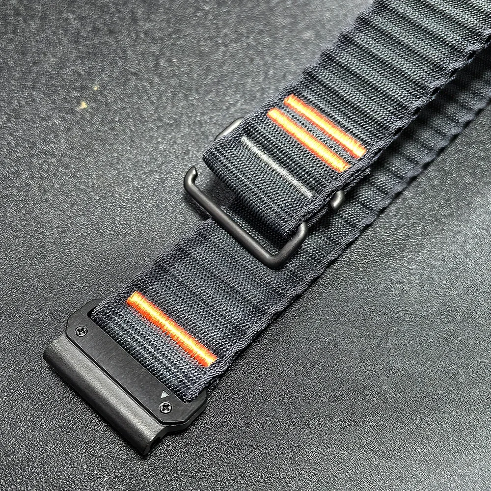 QuickFit 26mm 22mm Nylon Loop Strap For Garmin Fenix 8 51mm 47mm E 7 7X 6 6X 5X Plus/Epix/Descent G2/Tactix Sport Band Bracelet