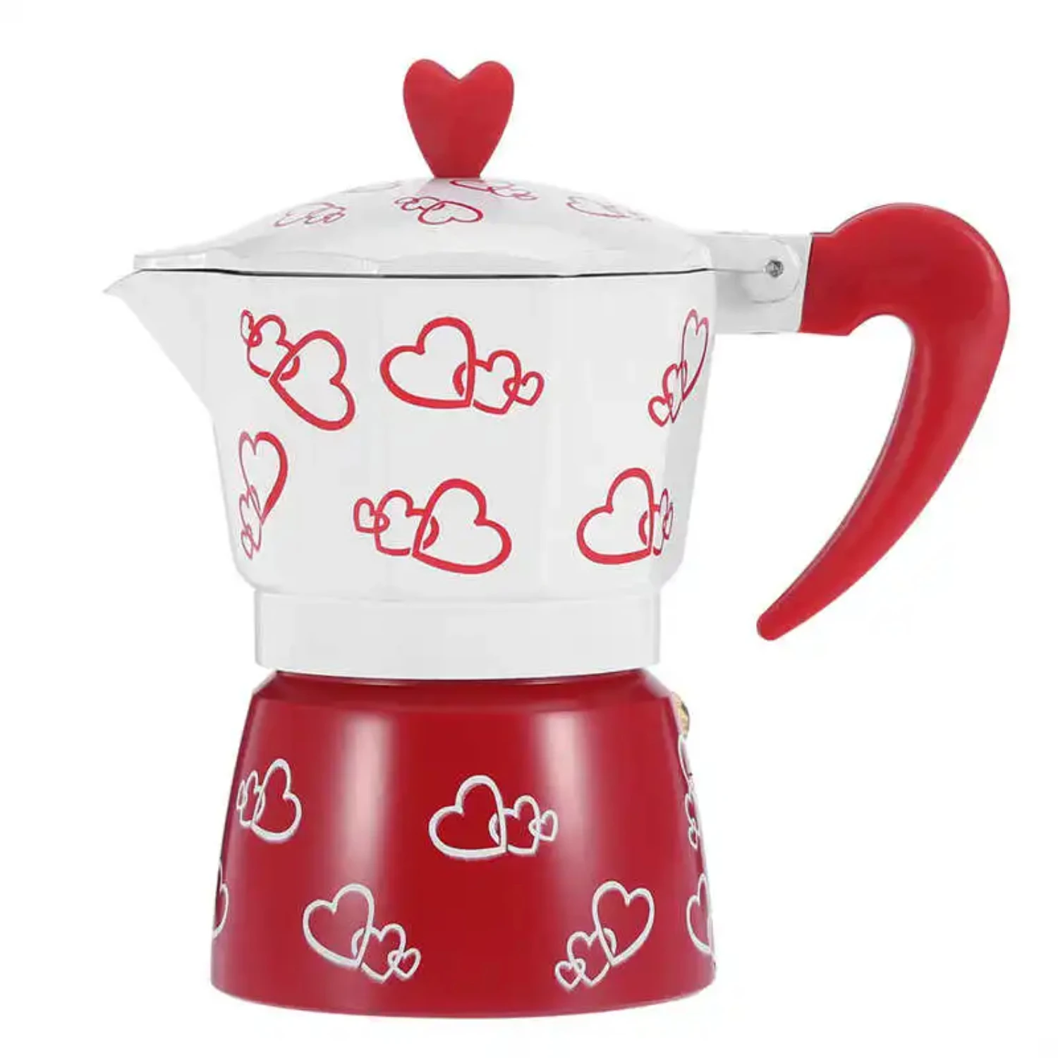 

Coffee Maker Moka Pot Aluminum Italian Type Espresso Coffee Stovetop For Office Household Coffee Kettle Hand Pot Coffeeware