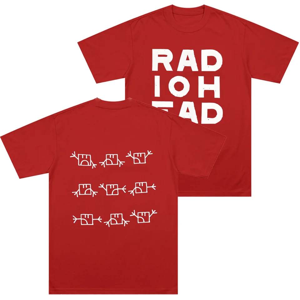 Radiohead Semaphore T-shirt Alternative Rock Band Cotton Long