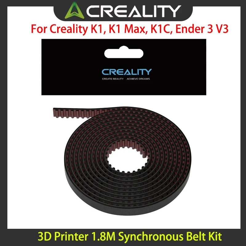 Creality Official Open Timging Belt,3D Printer 1.8M Synchronous Belt Kit for K1, K1 Max, K1C, Ender 3 V3