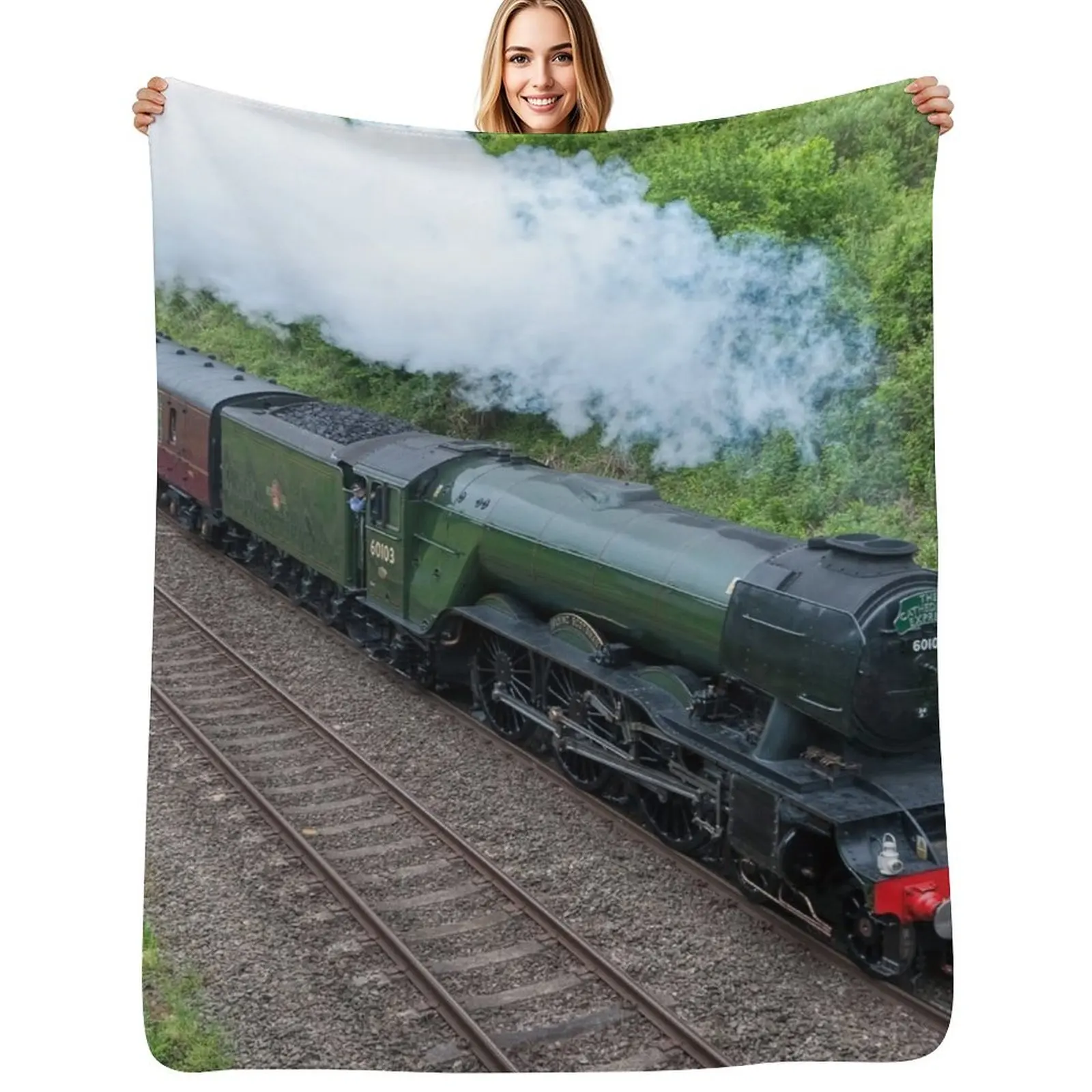 

The Flying Scotsman Throw Blanket Vintage Custom anime Sleeping Bag Blankets