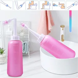 Pulvérisateur de bidet portable pour voyage, bouteille, pommeau de douche, buse, nettoyant personnel pour le cul, siège à main, toilette, hygiène, lavage, 500ml