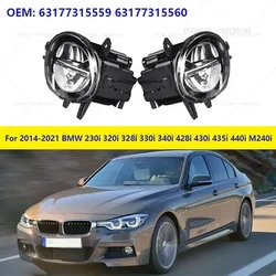 For 2014-2021 BMW 230i 320i 328i 330i 340i 428i 430i 435i 440i M240i (F22 F23 F30-F36) Fog Light Lamp 63177315559 63177315560