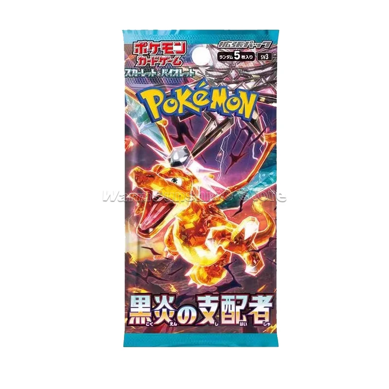 Original Pokemon Card PTCG Japanese Edition Series SV3 Anime Game Trading Cards Booster Packs Children Christmas Birthday Gifts