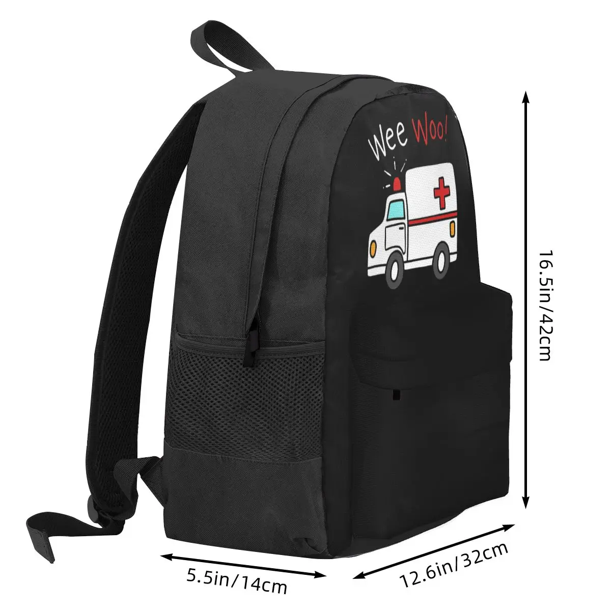 Mochilas de ambulância paramédica para meninos e meninas, Mochilas escolares infantis, Mochila Infantil Dos Desenhos Animados, Bolsa De Ombro De Viagem