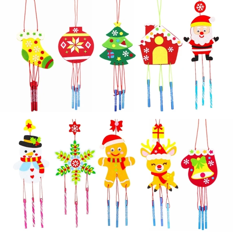 

Handmade Craft Set Wind DIY Kits Christmas WindBell Material Party Favor