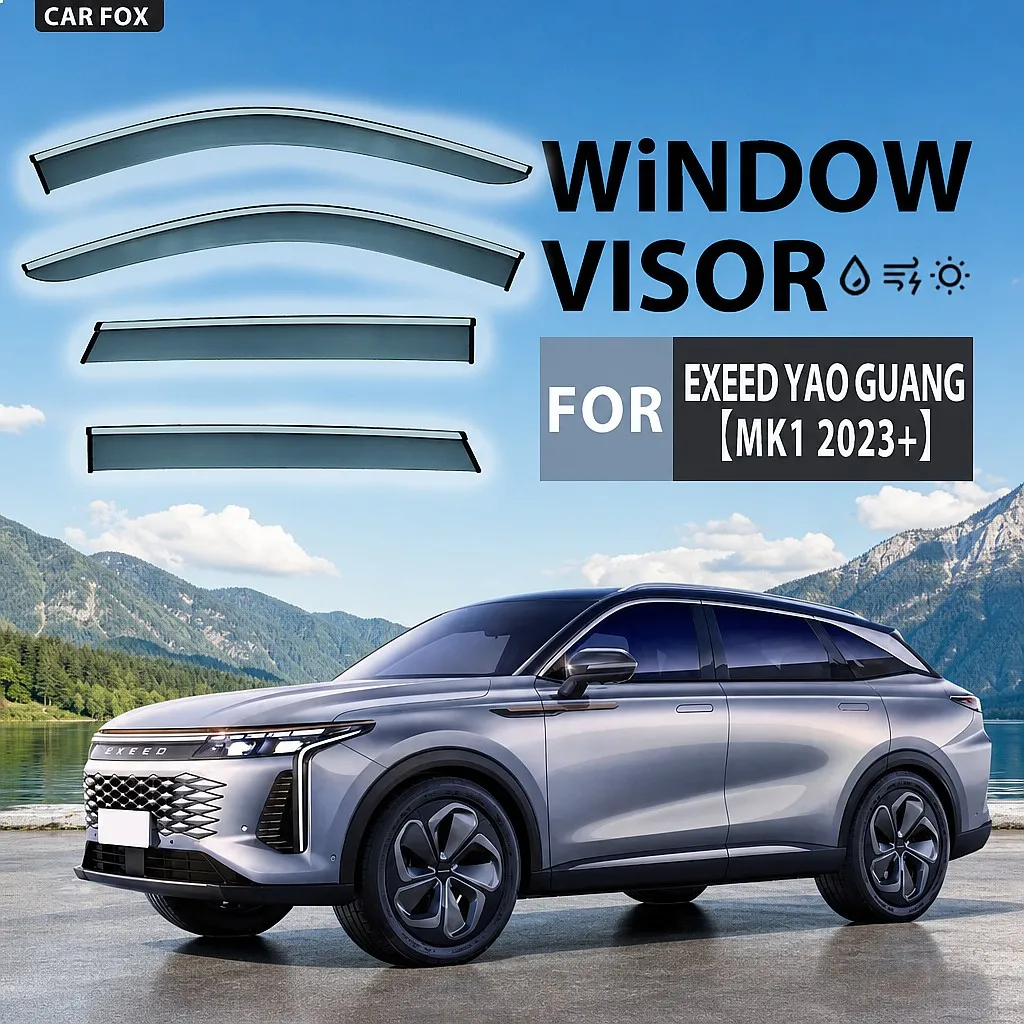 

For Exeed Yao Guang 2023+ Car Window Visor Rain Sun Shade Awning Windshield Side Shield Auto Accessories