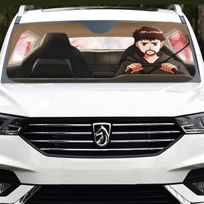 

Солнцезащитный козырек плохого Банни гармошкой