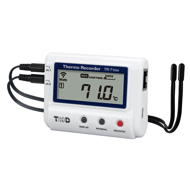 T&D TR-71nw 2 Channel Wired-LAN Temperature Data Logger