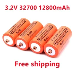 100% Original 32700 12800mAh 3.2V lifepo4 Rechargeable Battery Professional Lithium Iron Phosphate Power Battery with screw