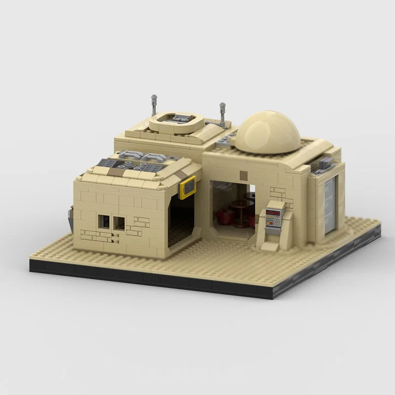 Modelo City Street View, ladrillos de construcción MOC, arquitectura de restaurante, tecnología Modular, regalos de vacaciones para niños, juguetes para montar, traje