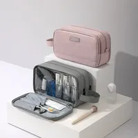 Exquisite Large Capacity Cosmetic Bag Separate Wet And Dry Travel Toiletry Bag for Business Trips Excellent Quality Makeup Bag
