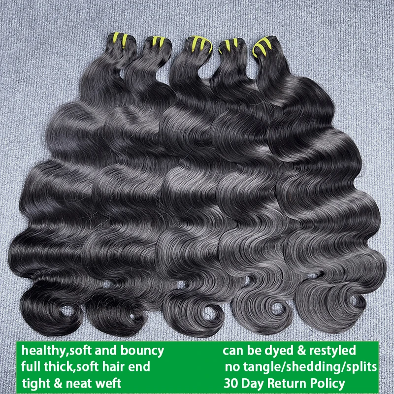 15A 더블 드로운 100% 버진 생바디 웨이브 인모 헤어 번들 특가 베트남산 딥 컬리 최고급 헤어 번들 익스텐션