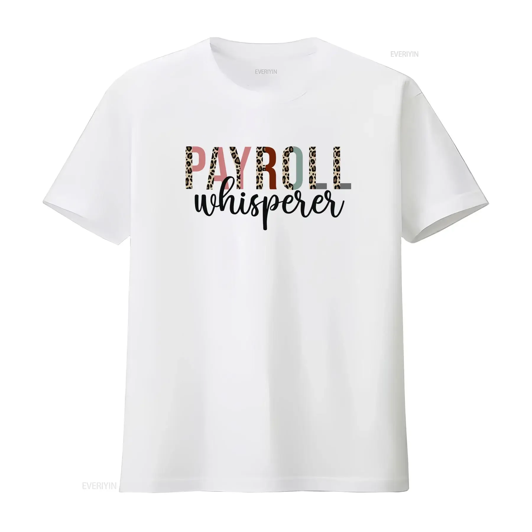 Payroll T Shirt for Squad Team Manager Department Whisper vintage Washed Stylish Casual homme Soft designer clothes Versatile