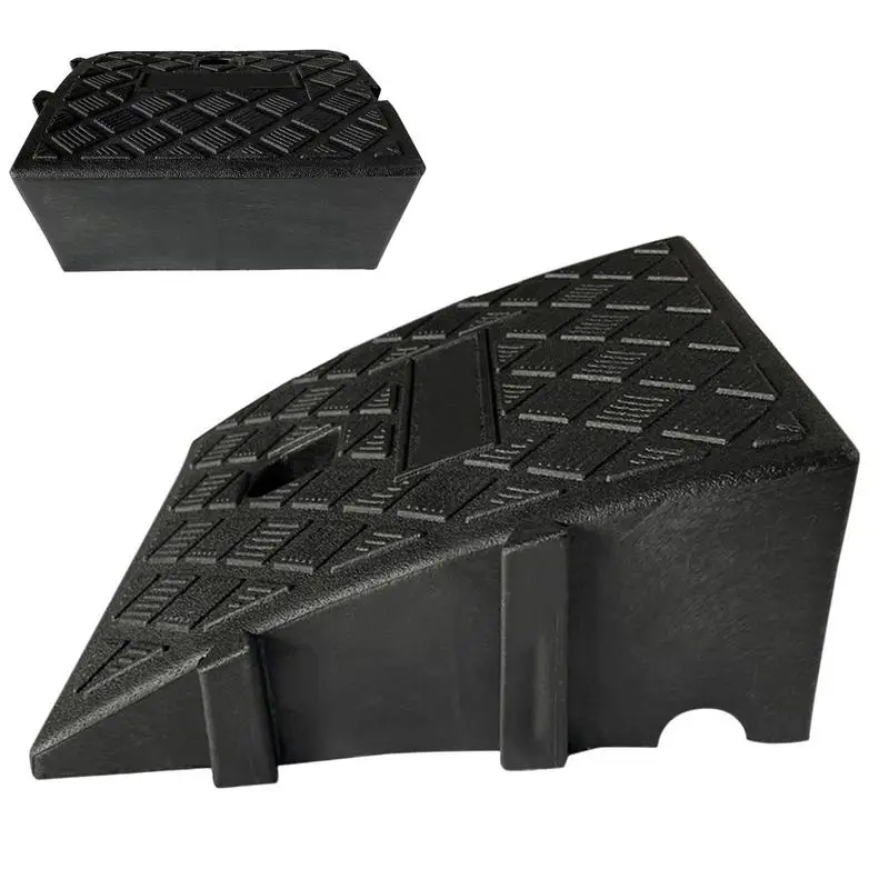 Car Curb Ramp Heavy Duty PVC Portable Lightweight Threshold Ramp For Driveway Loading Dock Sidewalk Bike Motorcycle Accessories