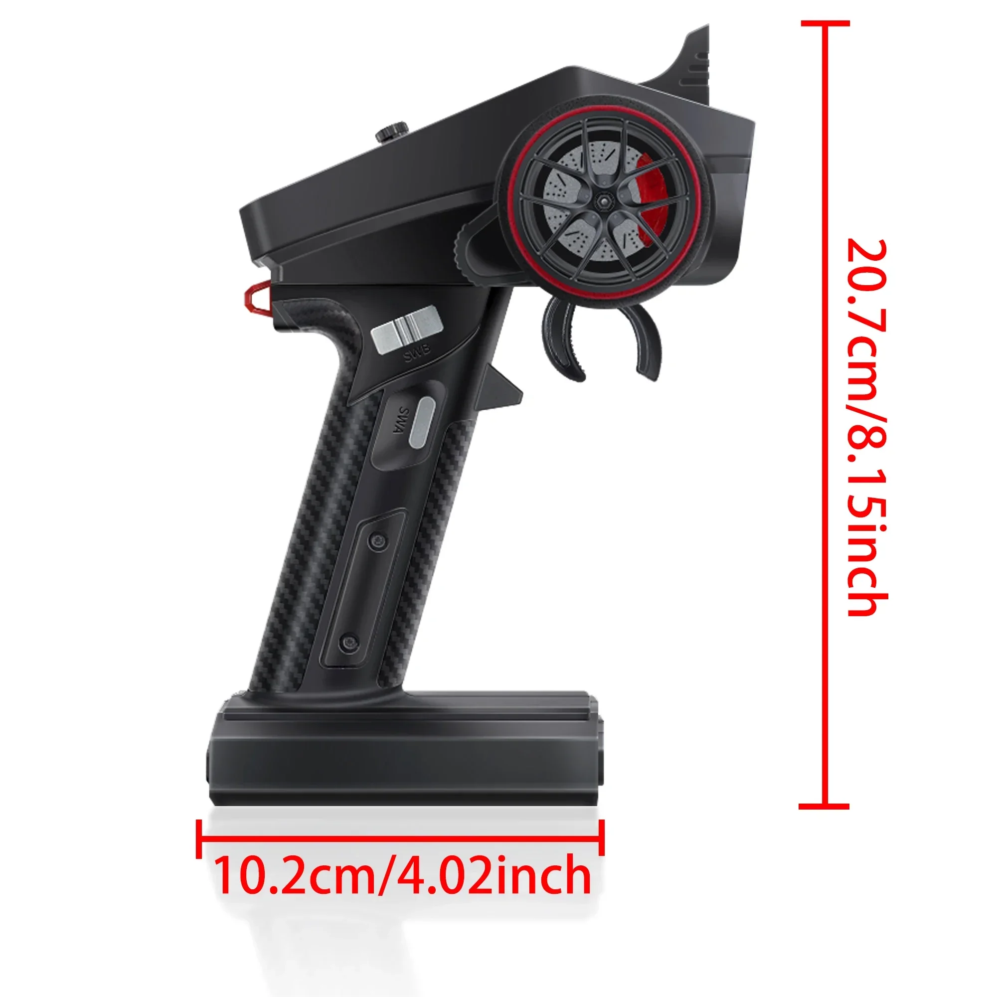 HotRC CT-6A 6CH 2,4G Fernbedienung Sender F-06A Empfänger 4-9V Radio System für RC Auto Boot tank Crawler TRX4 SCX10 Teil