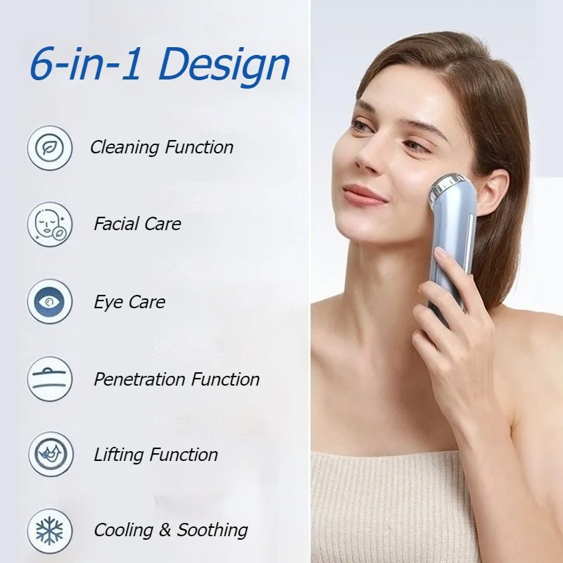 Wielofunkcyjne urządzenia do pielęgnacji skóry Mikroprądowy masażer do twarzy Profesjonalne urządzenie kosmetyczne do użytku domowego Czyszczenie skóry Sprzęt kosmetyczny