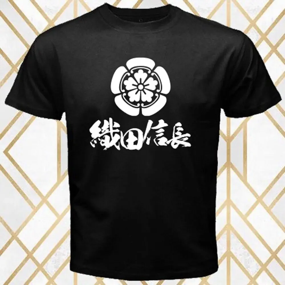 Japan Shogun Daimyo Oda Nobunaga Men's Black T Shirt Size S 3XL