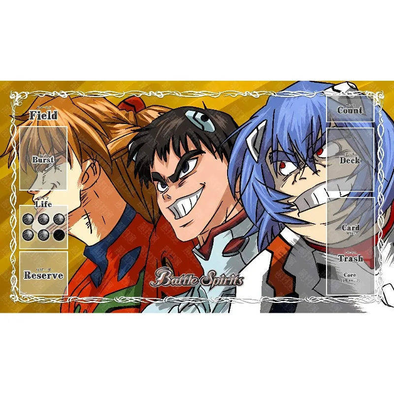 معركة الأرواح/الاتحاد ساحة بطاقة شبكة لاعب واحد 600x350 مروحة بطاقة التداول Playmat أنيمي الكرتون المطاط مجلس حصيرة ألعاب لعبة هدية #3