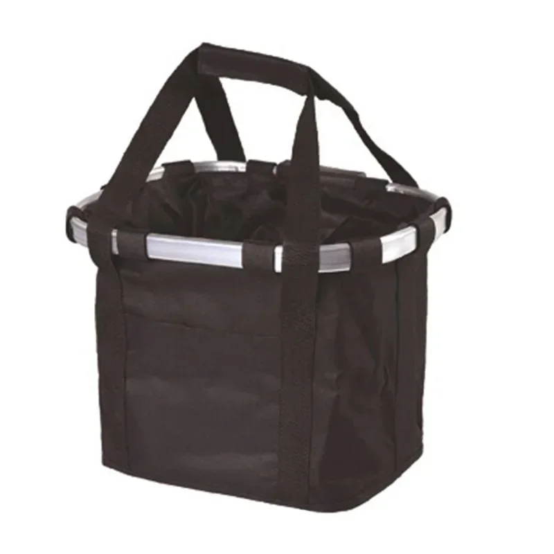 

Передняя корзина для велосипеда, сумка для переноски маленьких собак, 2 в 1, съемная трубка для велосипедного руля MTB, подвесная складная сумка-корзина, нагрузка 5 кг