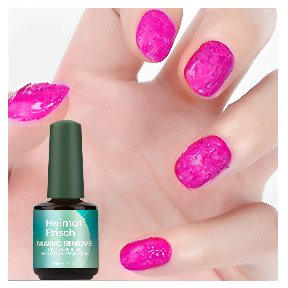 مزيل طلاء أظافر جل 15 مل، يزيل طلاء أظافر جل بسهولة بسرعة ويستخدم مزيل أظافر جل سحريًا. #3